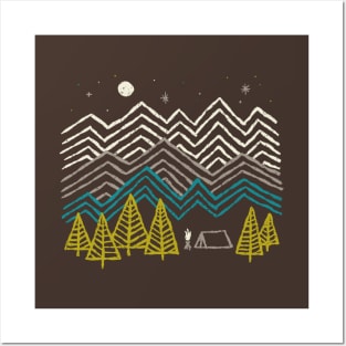 Camping Posters and Art